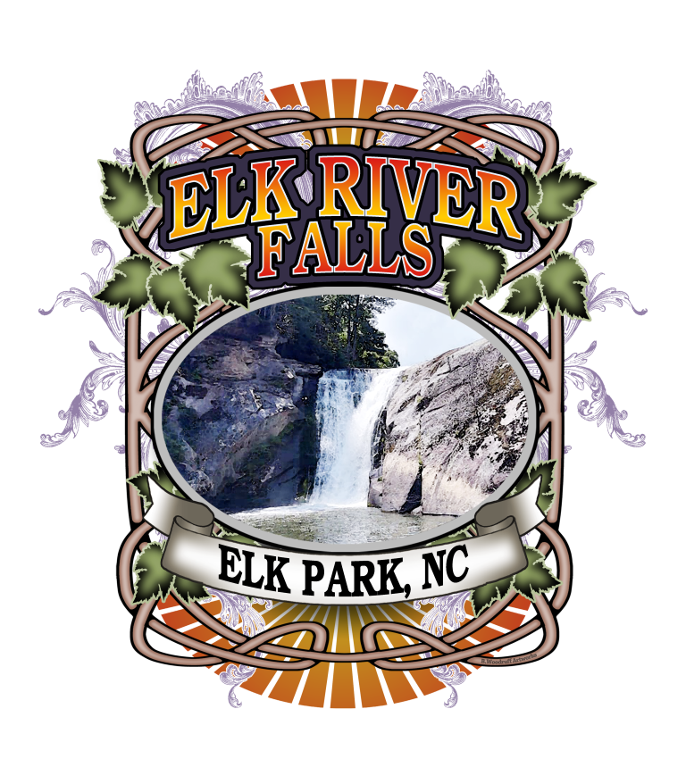 Elk River Falls-NC T-shirt Design